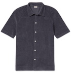 Massimo Alba - Cotton-Terry Shirt - Navy