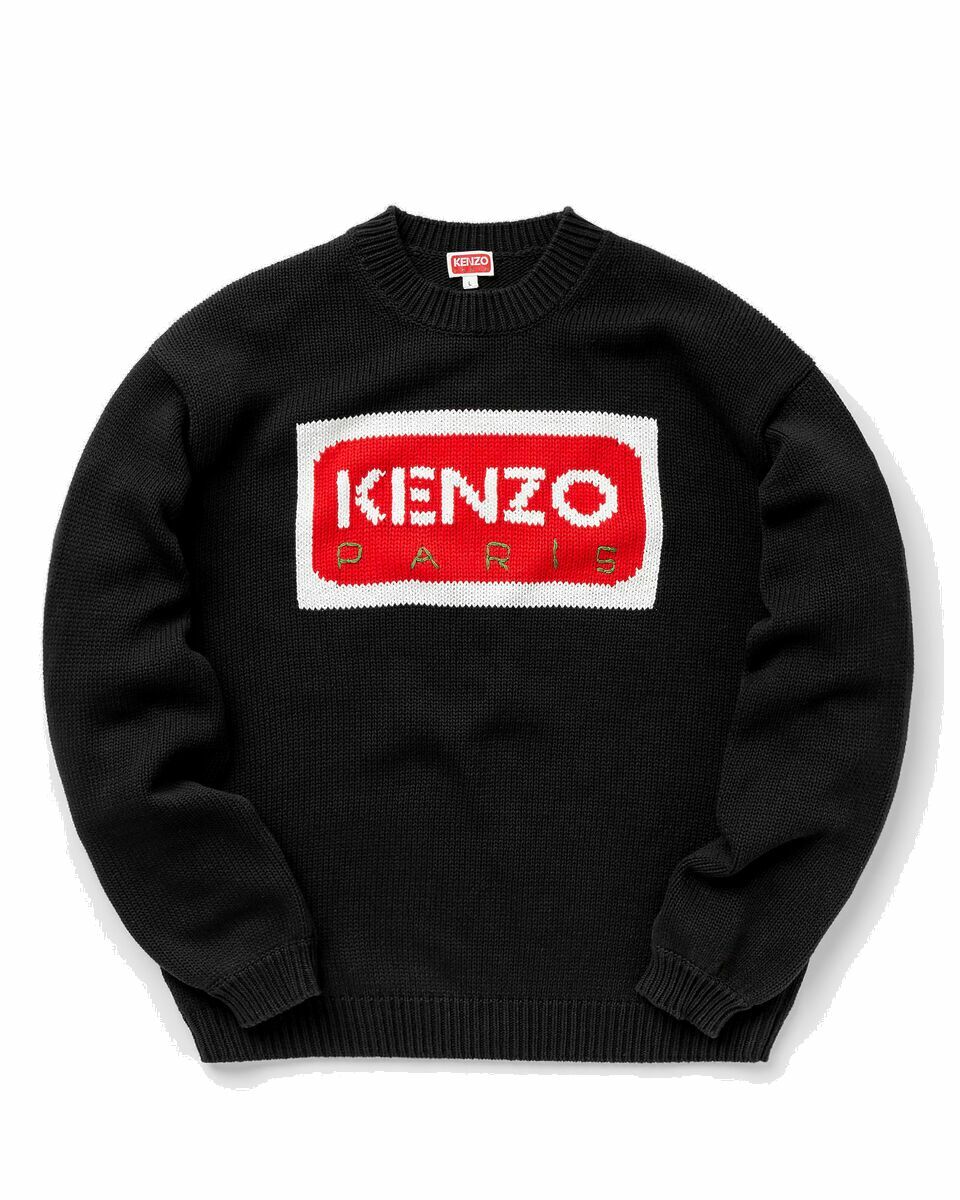 Photo: Kenzo Paris Logo Jumper Black - Mens - Pullovers