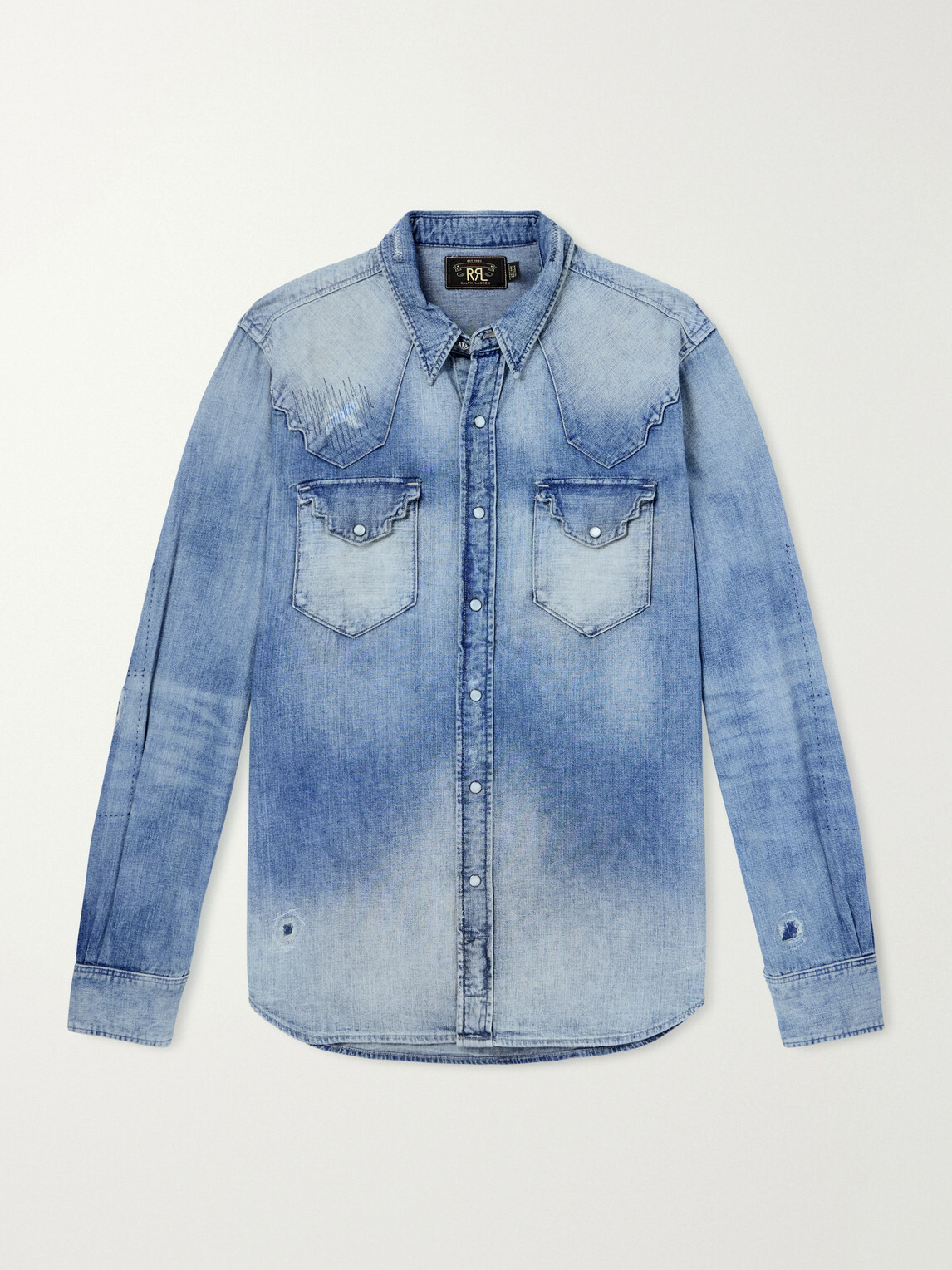 RRL - Addington Denim Shirt - Blue