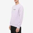 Fred Perry Authentic Men's Embroidered Sweat in Lilac Soul