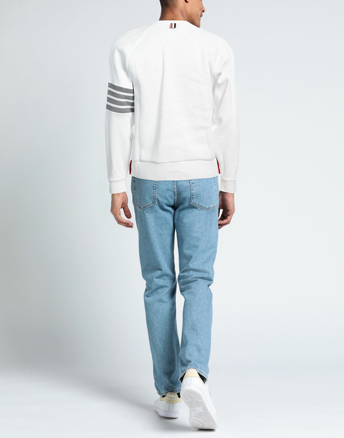 Thom Browne Mens Sweatshirt in White