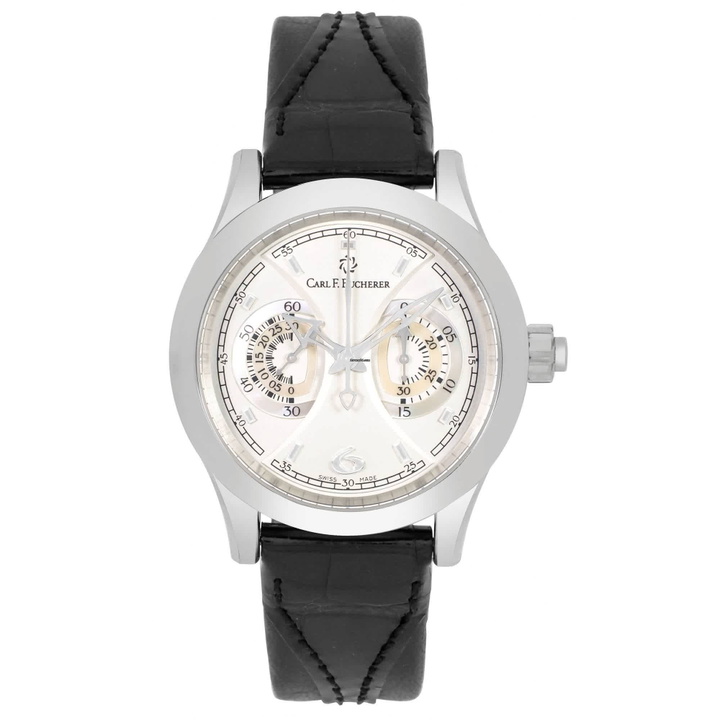 Photo: Carl F. Bucherer Manero Chronograph Hand Wind White Dial Unisex Watch 00.10904.08.16.01