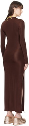 Louisa Ballou Brown Helios Maxi Dress