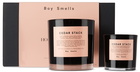 Boy Smells Cedar Stack Twin Candle Set