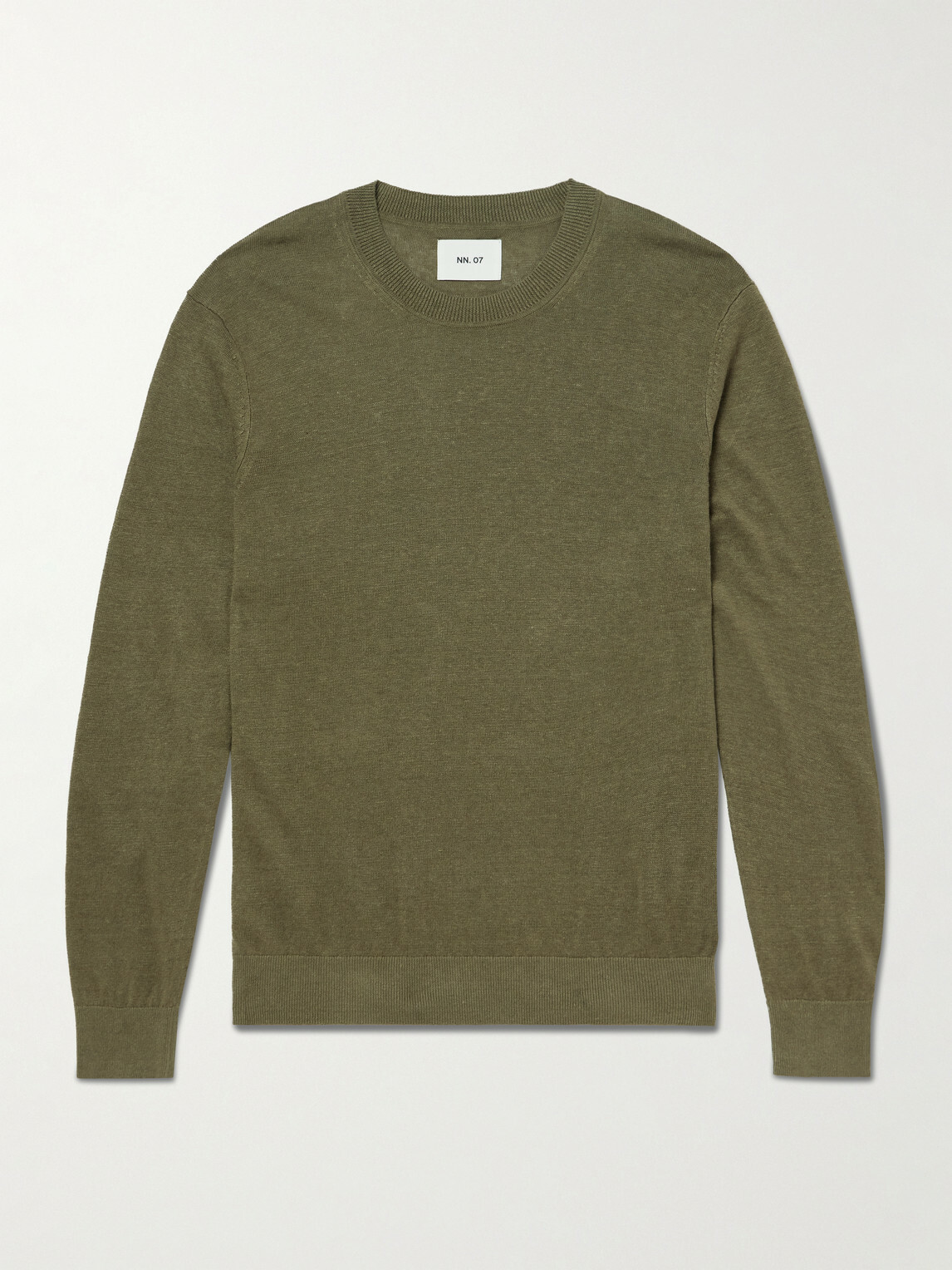NN07 - Ted 60058 Linen Sweater - Green