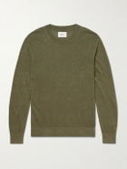 NN07 - Ted 60058 Linen Sweater - Green