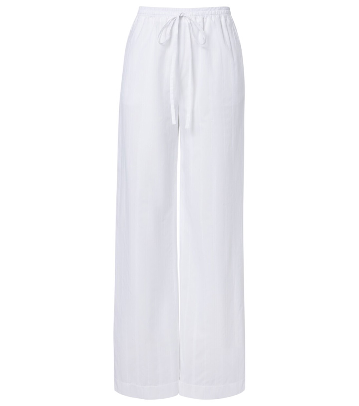 Photo: Loulou de Saison Macao cotton poplin straight pants