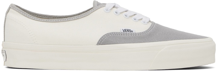 Photo: Vans White & Gray Authentic Sneakers