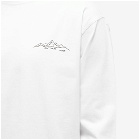 Futur Men's Long Sleeve Glacier Mock Neck T-Shirt in White