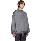 Beams Plus Grey Hooded Pullover Jacket