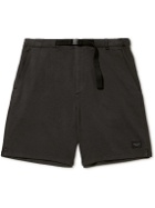 Rag & Bone - Future Staples Perry Wide-Leg Belted Organic Cotton-Jersey Shorts - Gray