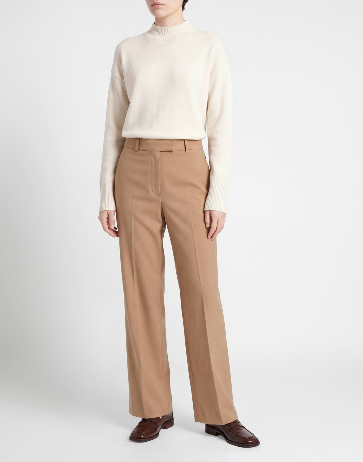 The Frankie Shop Womens Pants Camel