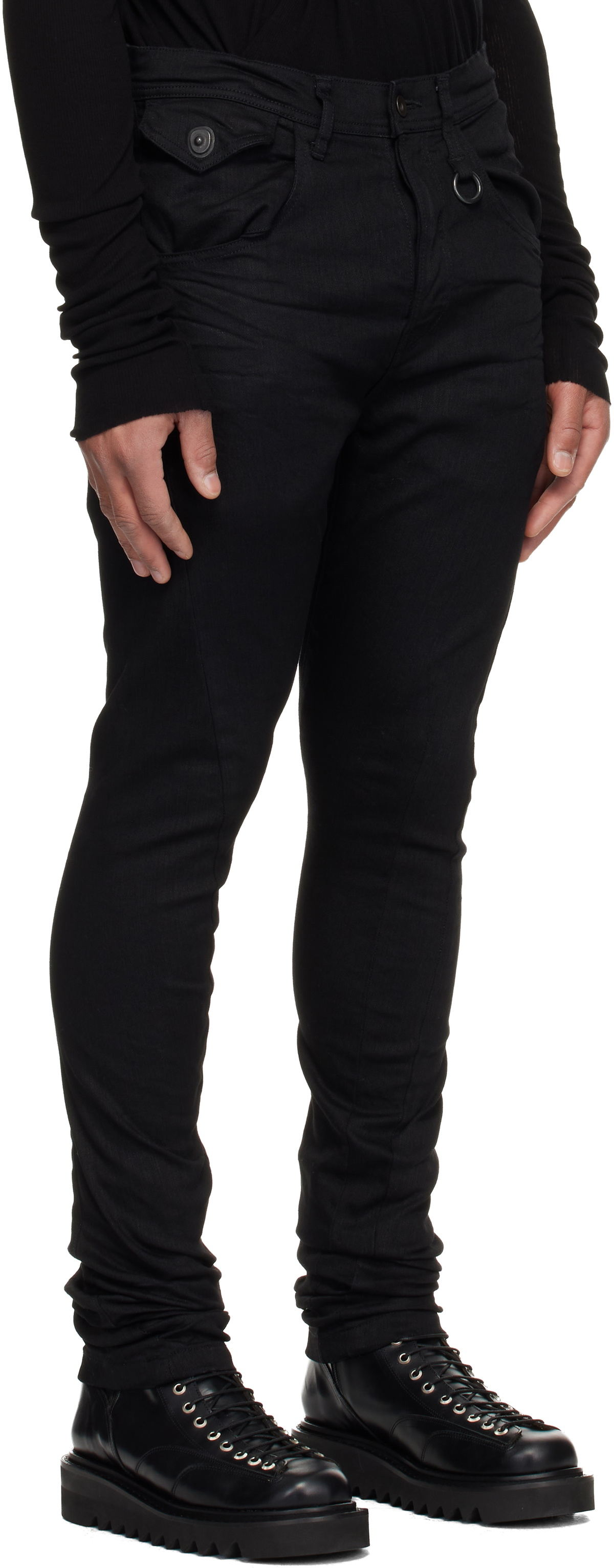 パンツ Julius 937PAM7 Black / Gazelle Skinny Julius Black Gazelle Skinny Jeans Julius