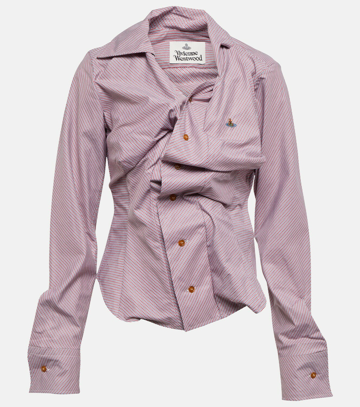 Vivienne Westwood - Drunken striped cotton shirt Vivienne Westwood