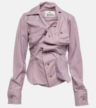 Vivienne Westwood - Drunken striped cotton shirt