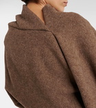 Rick Owens Cylinder draped virgin wool top