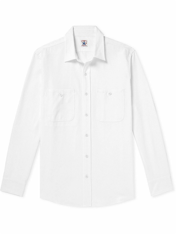 Photo: Randy's Garments - Cotton-Blend Oxford Shirt - White