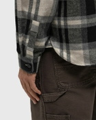 WOOLRICH BLACK LABEL - FLANNEL PLAID 2PKT SHIRT Black Mens Overshirt