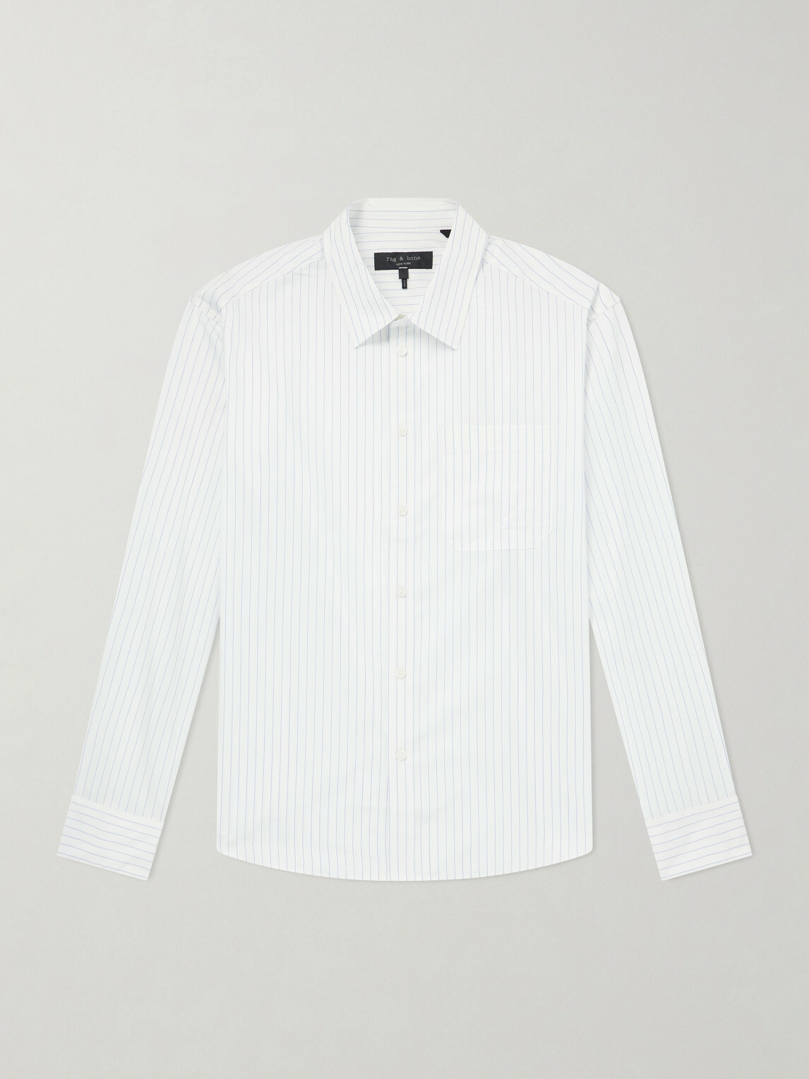 Rag & Bone - Striped Cotton-Poplin Shirt - White