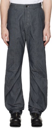 CARNET-ARCHIVE Navy Human Shell Jeans
