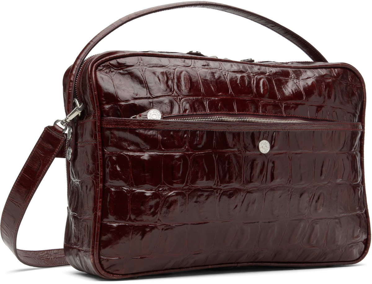 バッグ Acne Studios Burgundy Camera Acne Studios Burgundy Camero Camera Shoulder Bag Acne Studios