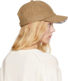 Carter Young Brown Shirting Stripe Baseball Cap