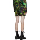 Palomo Spain Multicolor Silk Print Shorts