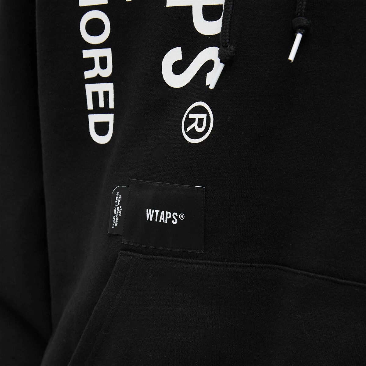 WTAPS Men's Visual Uparmored Hoody in Black