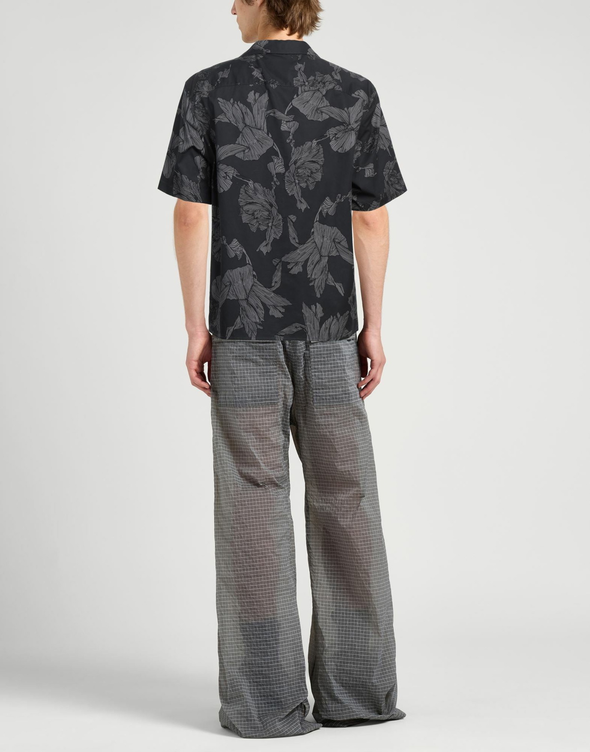Neil Barrett Mens Shirt Charcoal