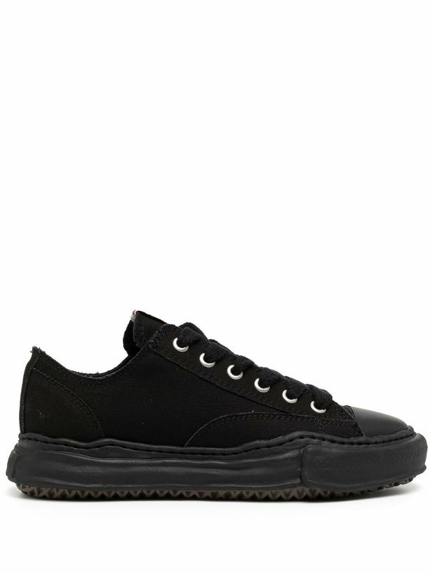 Photo: Maison MIHARA YASUHIRO Black Peterson23 Canvas Sneakers