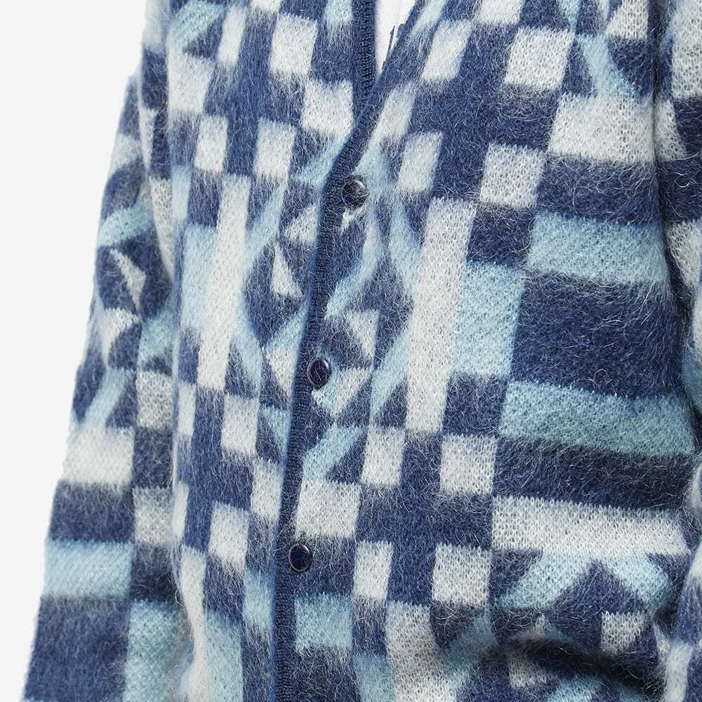 Vintage quilt mohair cardigan