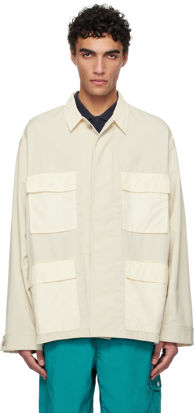 Photo: nanamica Beige ALPHADRY Utility Jacket