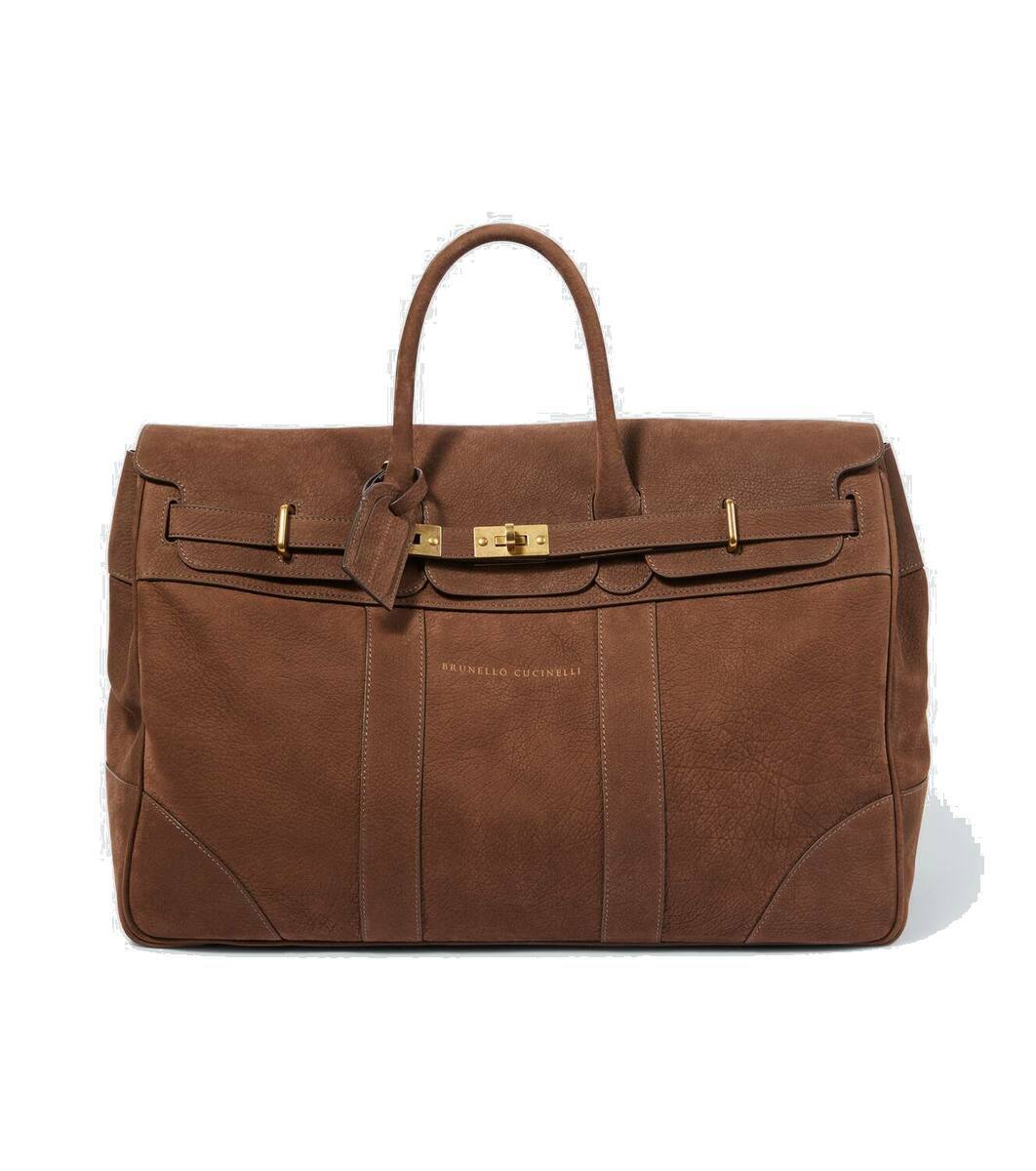 Brunello Cucinelli Country leather duffel bag Brunello Cucinelli