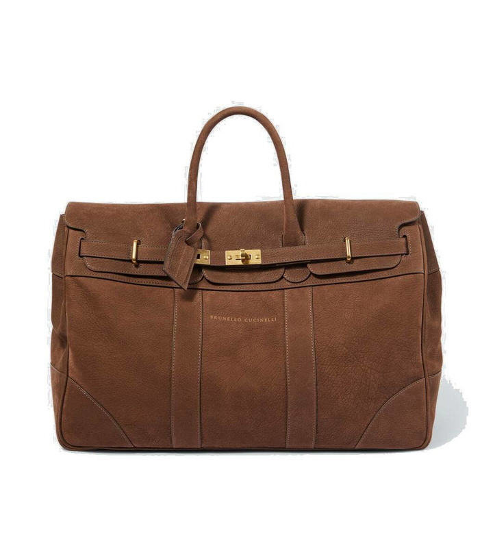 Photo: Brunello Cucinelli Country leather duffel bag