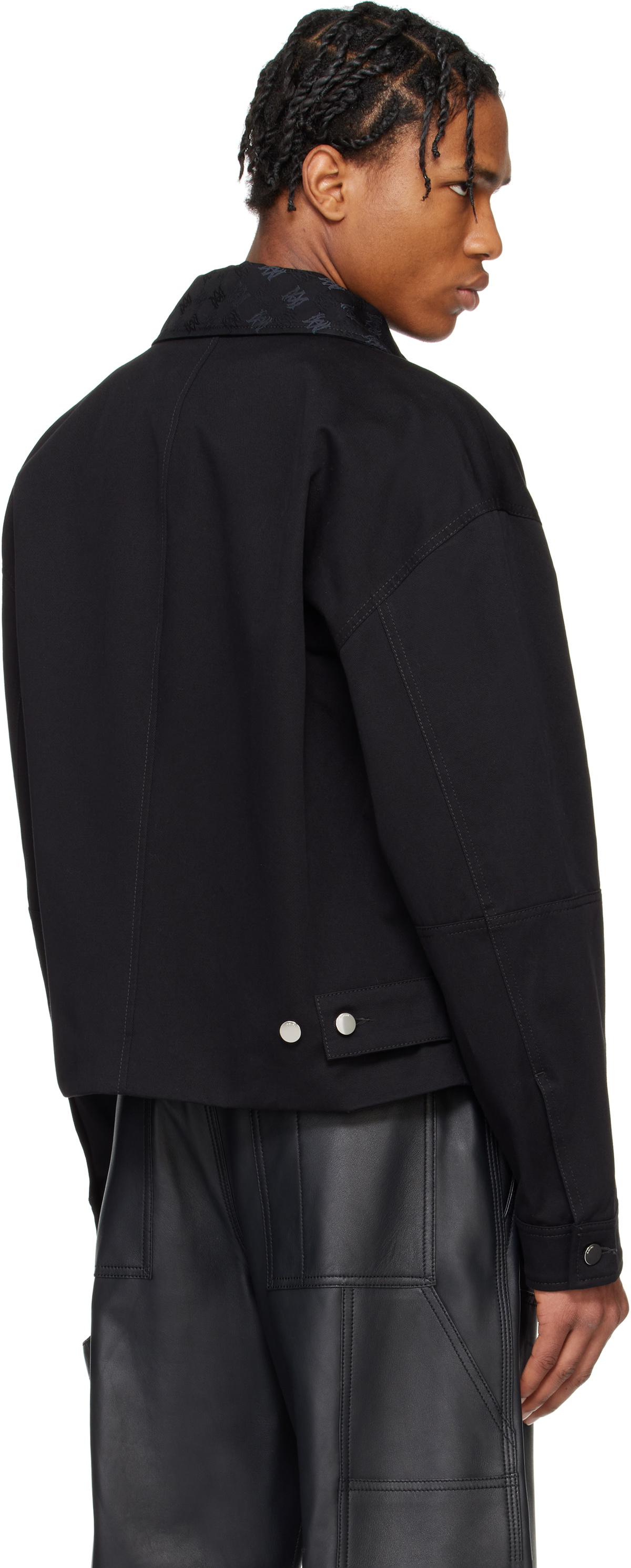 AMIRI Black MA Quad Jacquard Work Jacket Amiri