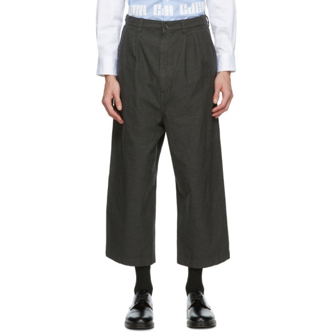 Photo: Comme des Garcons Homme Grey Twill Trousers
