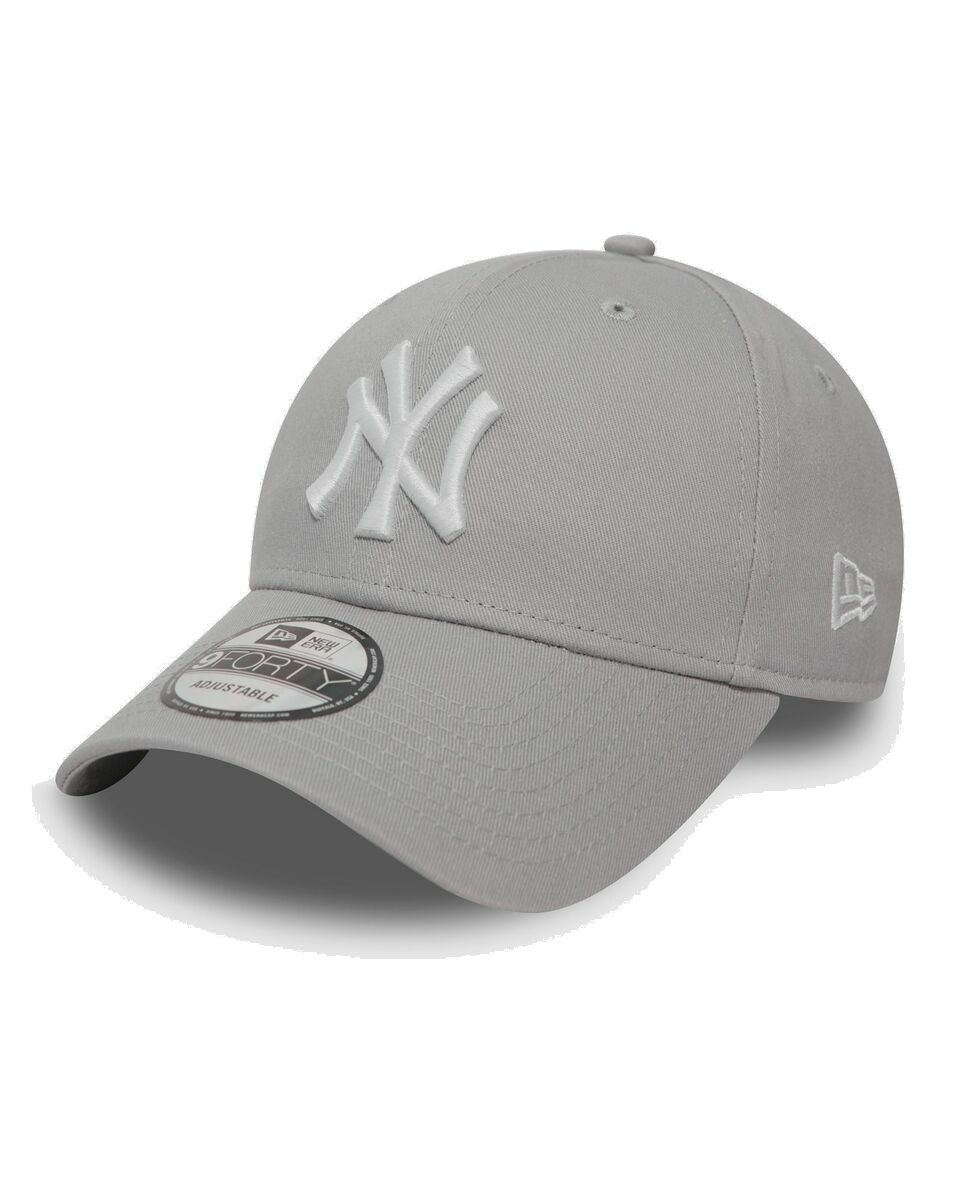 Photo: New Era League Essential 9 Forty New York Yankees Grey - Mens - Caps
