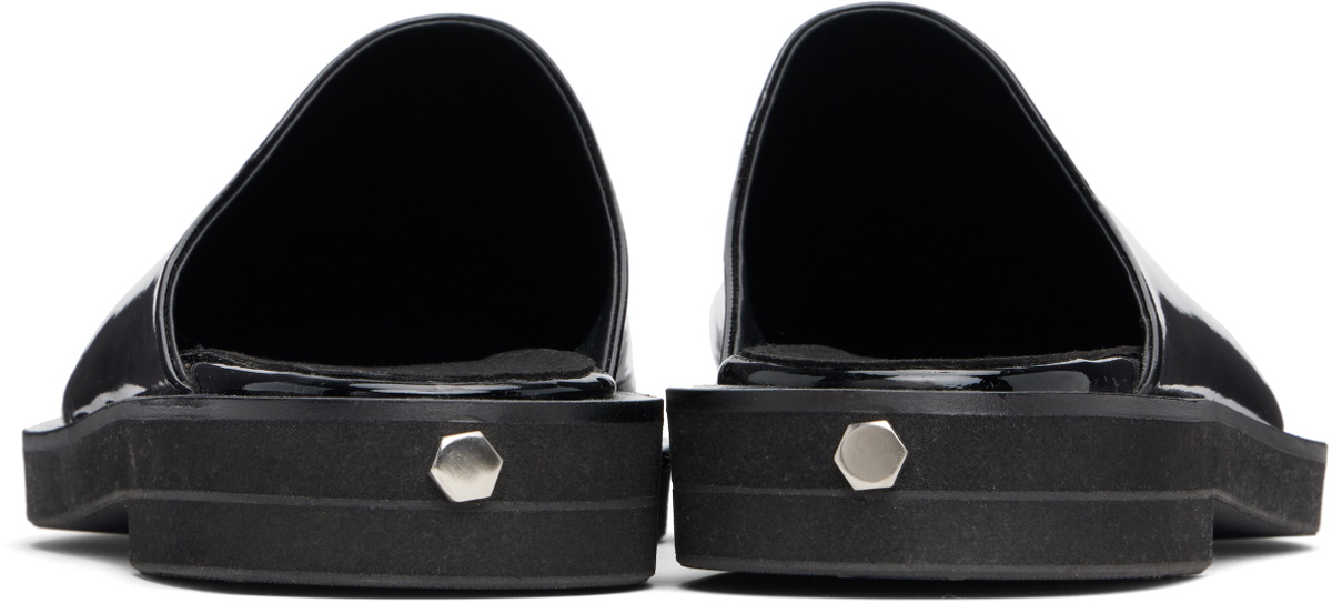 OUAT Black Astro Mule Loafers