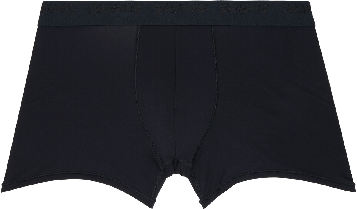 SKIMS Three-Pack Black SKIMS Stretch 3 Boxer Briefs
