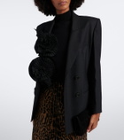 Carolina Herrera Wool and silk-blend sweater
