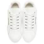 Saint Laurent White Joe and Jump Runner Sneakers