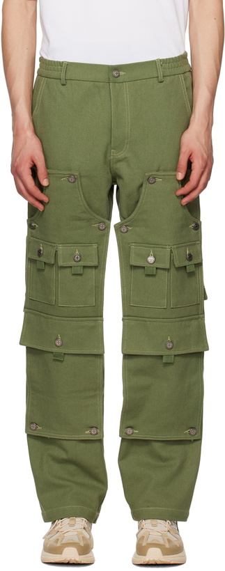 Photo: TOMBOGO™ Khaki Convertible Double Knee Cargo Pants