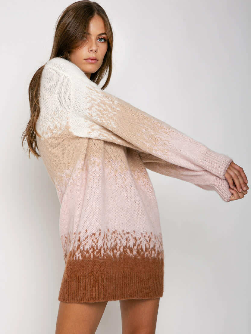 sleeveless knit dress outfit ADDISON TANK SWEATER DRESS – Dancing Pony Boutique main image 1