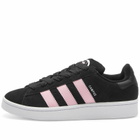 Adidas Women's Campus 00s W Sneakers in Core Black/Ftwr White/True Pink