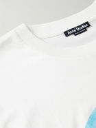 Acne Studios - Enrik Oversized Printed Cotton-Jersey T-Shirt - White