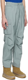 thisisneverthat Gray Embroidered Cargo Pants