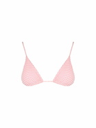 MC2 Saint Barth Woman Seersucker Gingham Triangle Top