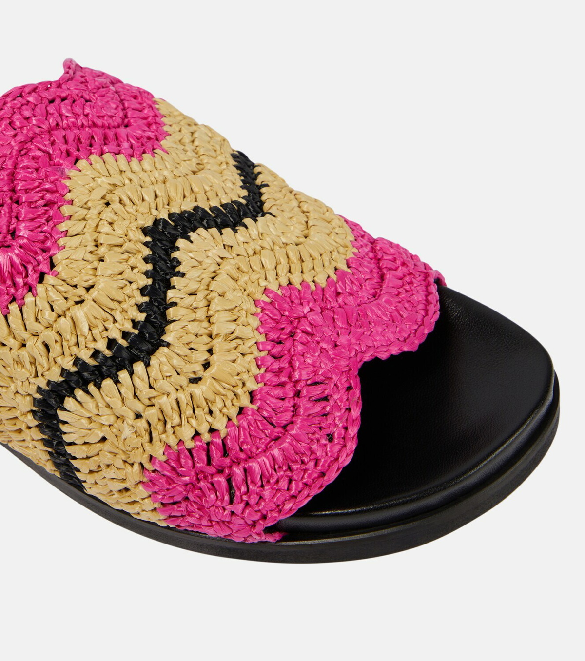 【MARNI】Raphia Sandals/追跡可能/全国送料無料 Marni Kids logo-print Strappy Sandals | Pink | FARFETCH