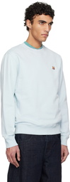 Maison Kitsuné Blue Fox Head Patch Regular Sweatshirt