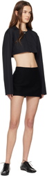 Rier Black Walker Miniskirt